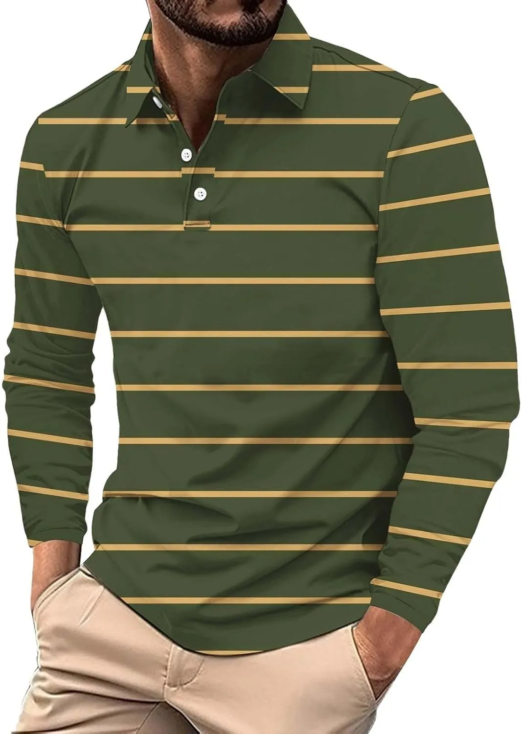 Mens T Shirts Casual Lapel Buttons Lapel T Shirt Tops Men's Business Tops Polo White Tees for Men Gifts for Him Polo