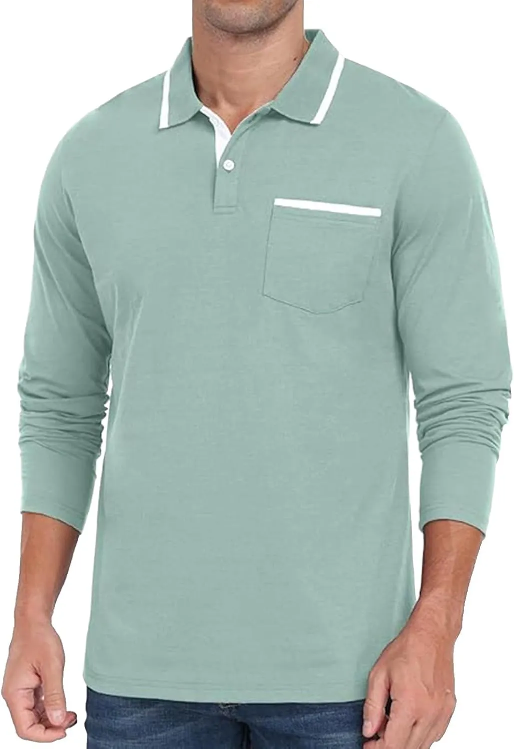 Mens T Shirts Casual Lapel Buttons Lapel T Shirt Tops Men's Business Tops Polo White Tees for Men Gifts for Him Polo