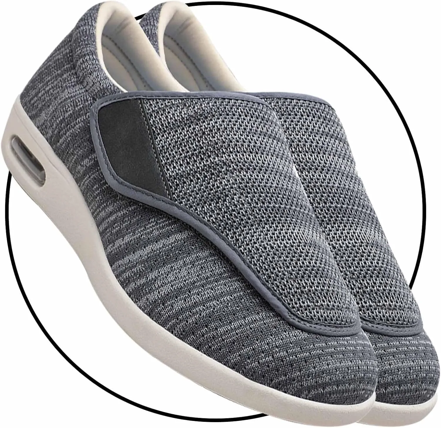 Mens Walking Shoes Slip-on Trainers Loafers with Arch Support Orthopedic Casual Sneakers for Plantar Fasciitis Indoor & Outdoor Walking Slippers Shoes