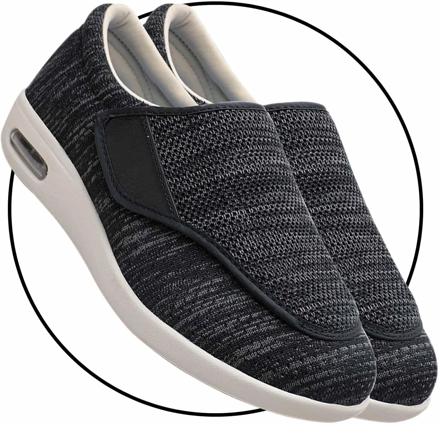 Mens Walking Shoes Slip-on Trainers Loafers with Arch Support Orthopedic Casual Sneakers for Plantar Fasciitis Indoor & Outdoor Walking Slippers Shoes