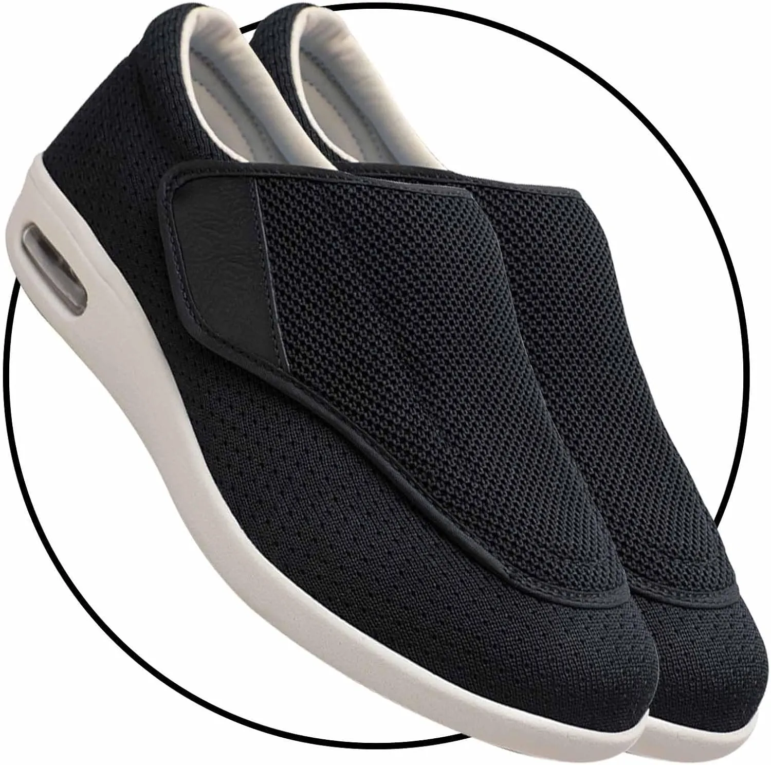 Mens Walking Shoes Slip-on Trainers Loafers with Arch Support Orthopedic Casual Sneakers for Plantar Fasciitis Indoor & Outdoor Walking Slippers Shoes