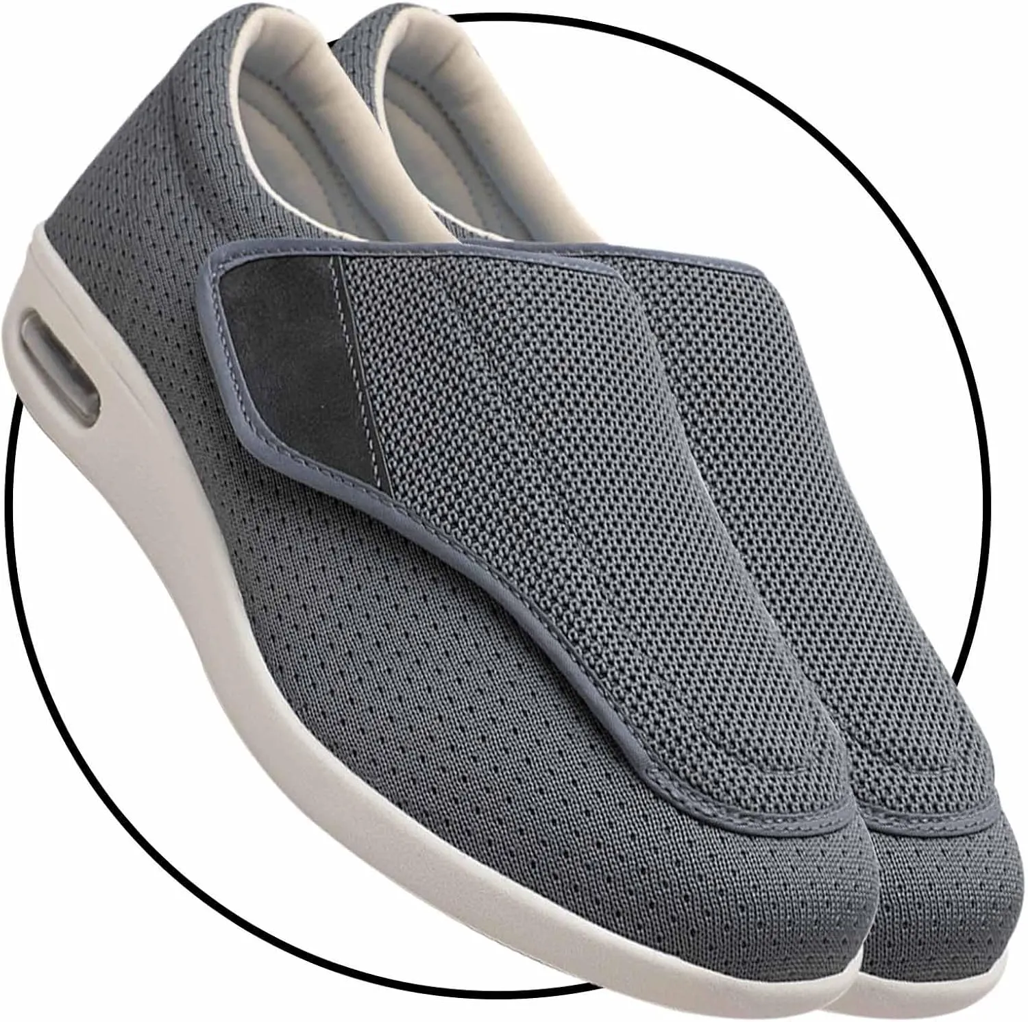 Mens Walking Shoes Slip-on Trainers Loafers with Arch Support Orthopedic Casual Sneakers for Plantar Fasciitis Indoor & Outdoor Walking Slippers Shoes