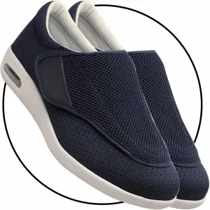 Mens Walking Shoes Slip-on Trainers Loafers with Arch Support Orthopedic Casual Sneakers for Plantar Fasciitis Indoor & Outdoor Walking Slippers Shoes
