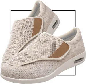 Mens Walking Shoes Slip-on Trainers Men's Orthopedic Comfortable Shoes with Arch Support Orthotic Loafers for Plantar Fasciitis Flat Shoes for Foot and Heel Pain Relief