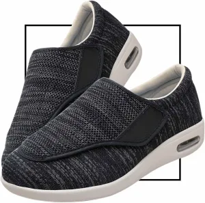 Mens Walking Shoes Slip-on Trainers Men's Orthopedic Comfortable Shoes with Arch Support Orthotic Loafers for Plantar Fasciitis Flat Shoes for Foot and Heel Pain Relief