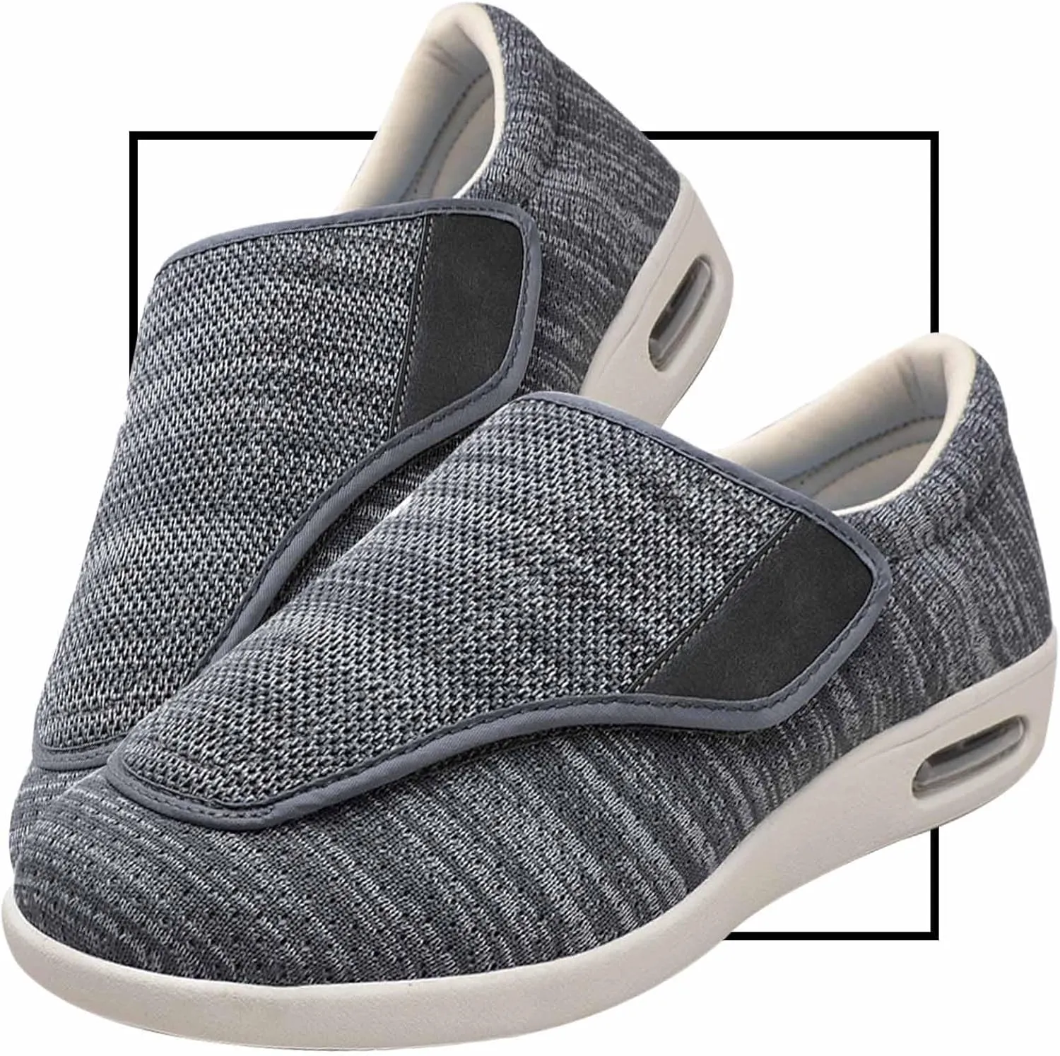Mens Walking Shoes Slip-on Trainers Men's Orthopedic Comfortable Shoes with Arch Support Orthotic Loafers for Plantar Fasciitis Flat Shoes for Foot and Heel Pain Relief