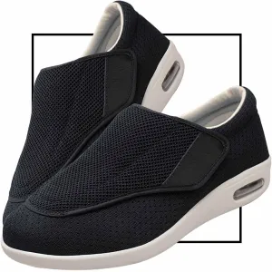 Mens Walking Shoes Slip-on Trainers Men's Orthopedic Comfortable Shoes with Arch Support Orthotic Loafers for Plantar Fasciitis Flat Shoes for Foot and Heel Pain Relief