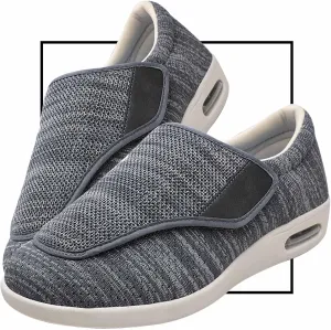 Mens Walking Shoes Slip-on Trainers Men's Orthopedic Comfortable Shoes with Arch Support Orthotic Loafers for Plantar Fasciitis Flat Shoes for Foot and Heel Pain Relief