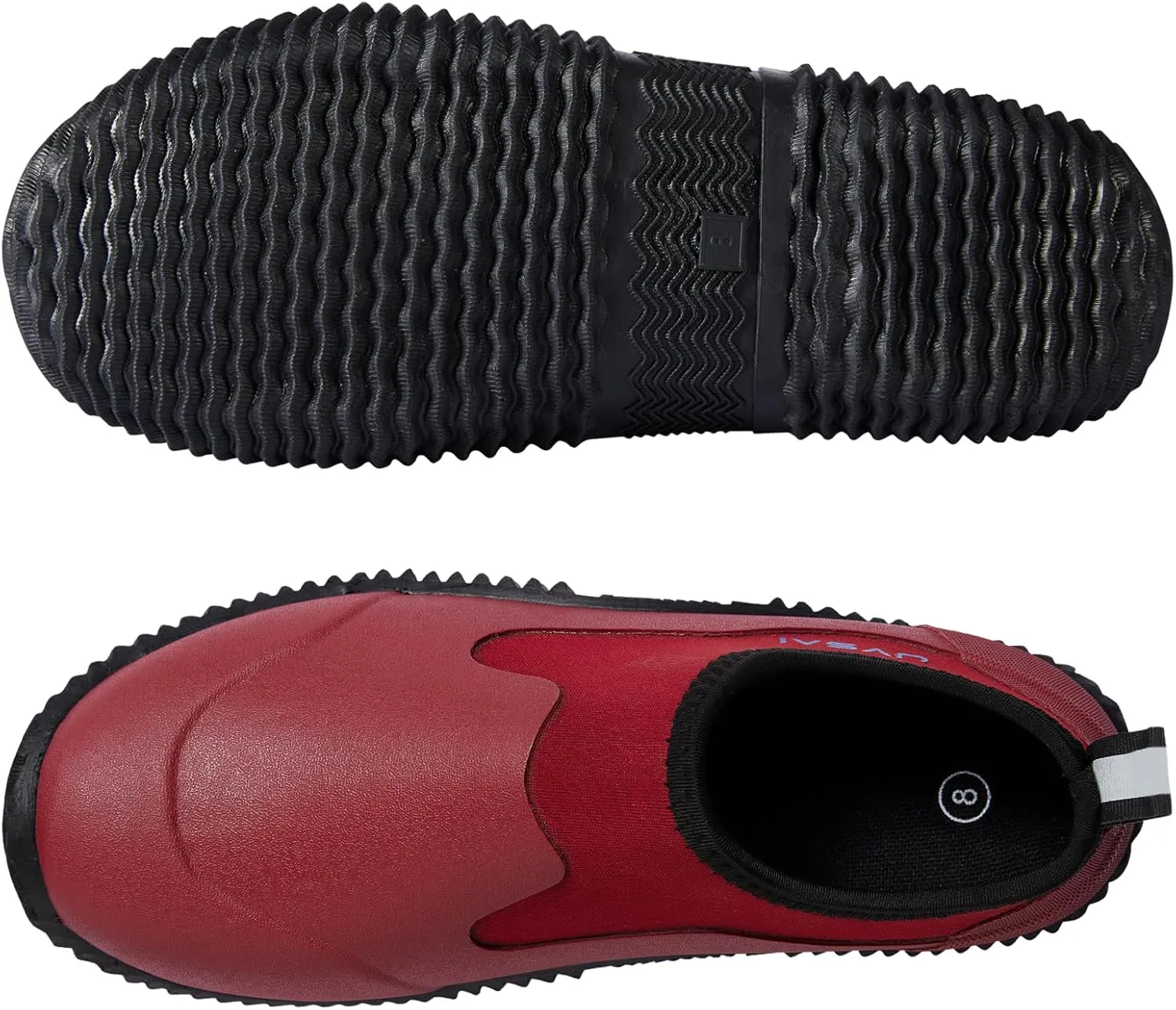 Men’s Waterproof Garden Shoes Rain Boots Slip-On Footwear for Gardening Farming Camping Lawn Care Yard Work