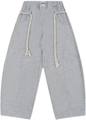 Men's Wide Leg Baggy Sweatpants Drawstring Waist Casual Oversized Full Length Joggers Pants