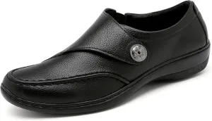 Mishansha Women's Slip On Loafers Closed Toe Flat Sandals Comfort Walking Shoes