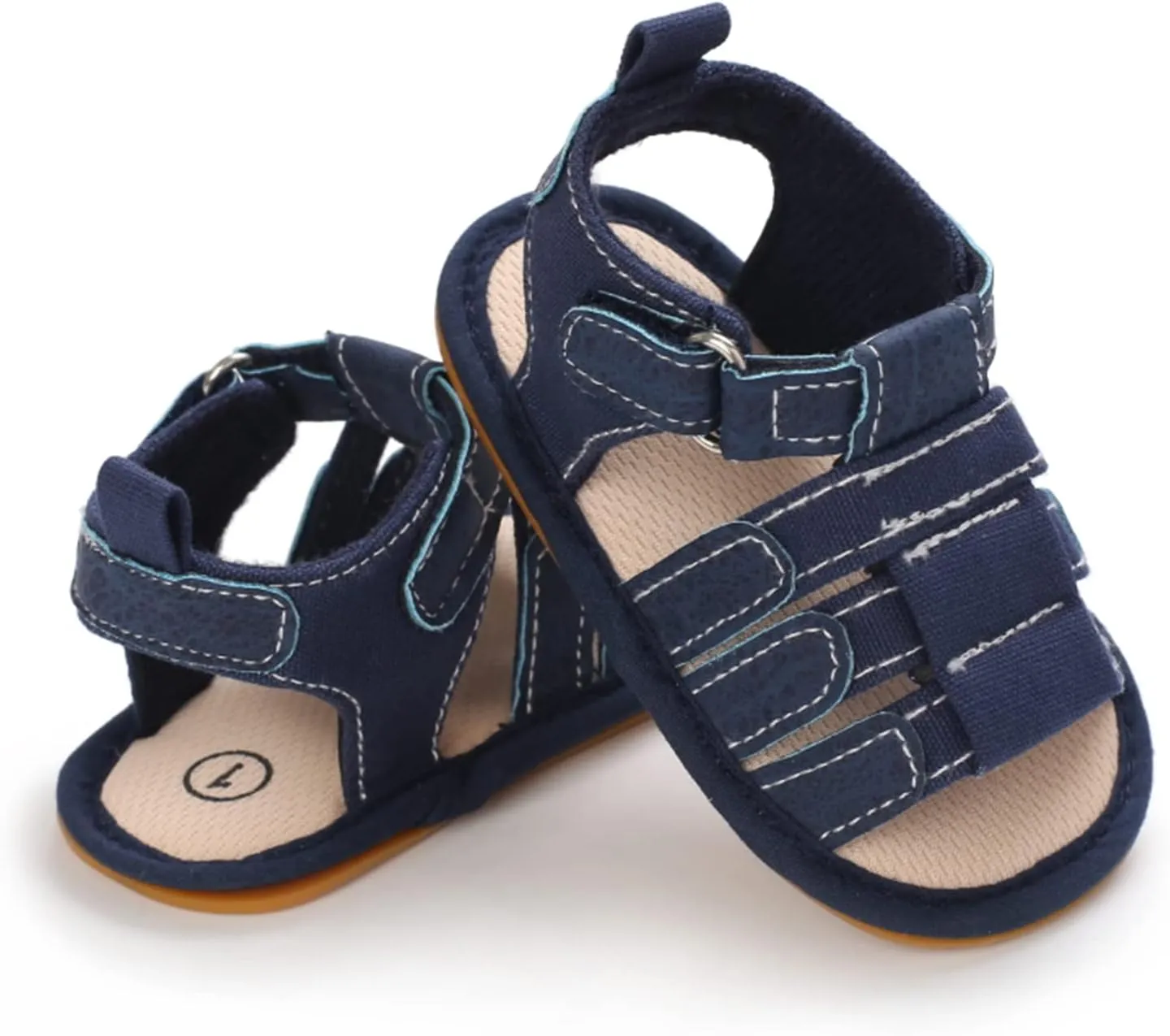 myppgg Baby Boys Girls Summer Sandals Non-Slip Soft Sole Infant Slippers Cotton Crib Shoes for Toddler First Walkers