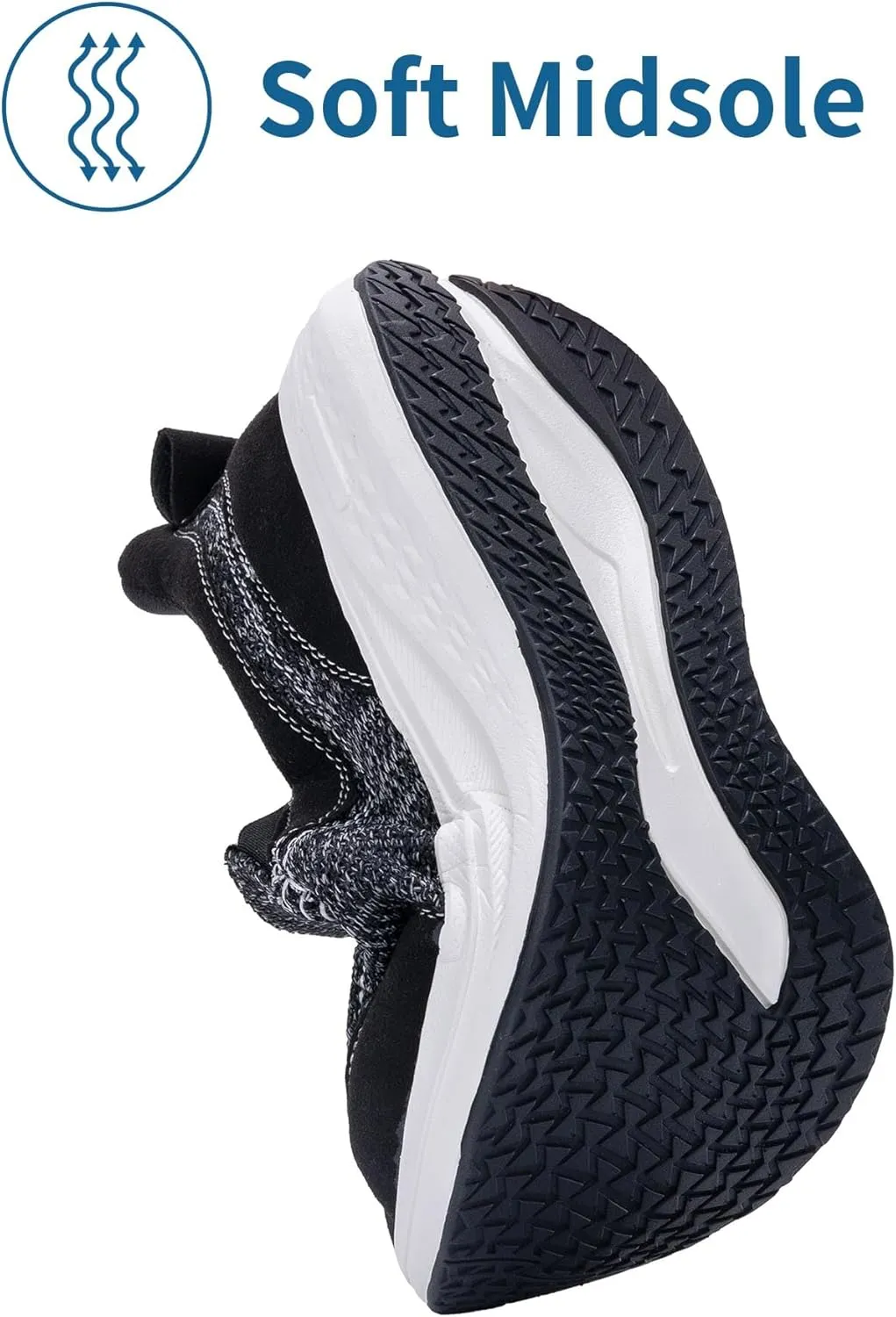 N BESUNEW Loafers for Men with Slip On/Comfortable Men's Arch Support Walking Shoes/Sneakers for Plantar Fasciitis US 7-13
