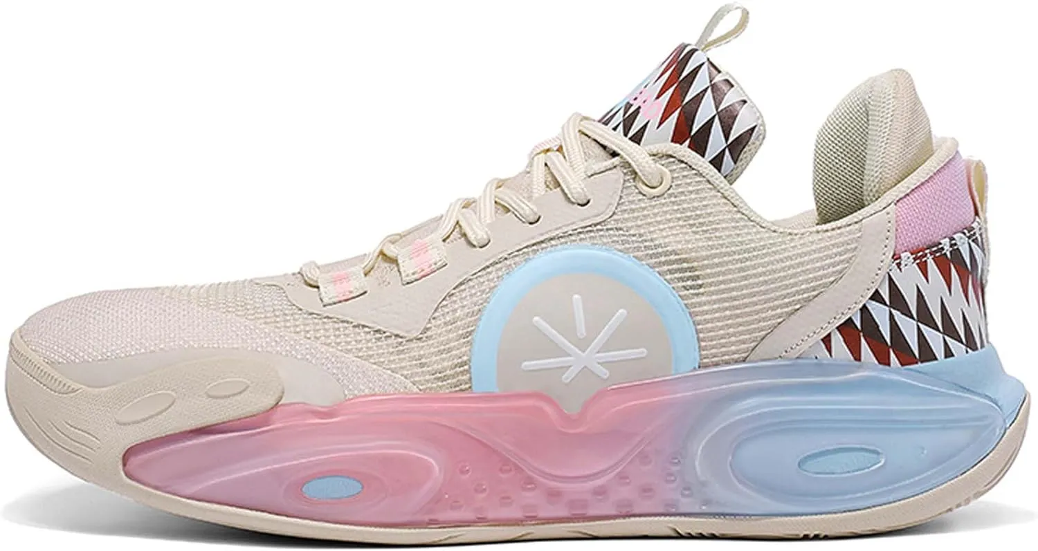Neutral Basketball Shoes Fashion Sneakers Slip Resistant Breathable Sports Running Shoes Street or Court Sports Basketball Shoes Outdoor Casual Walking Fitness Tennis Training Shoes