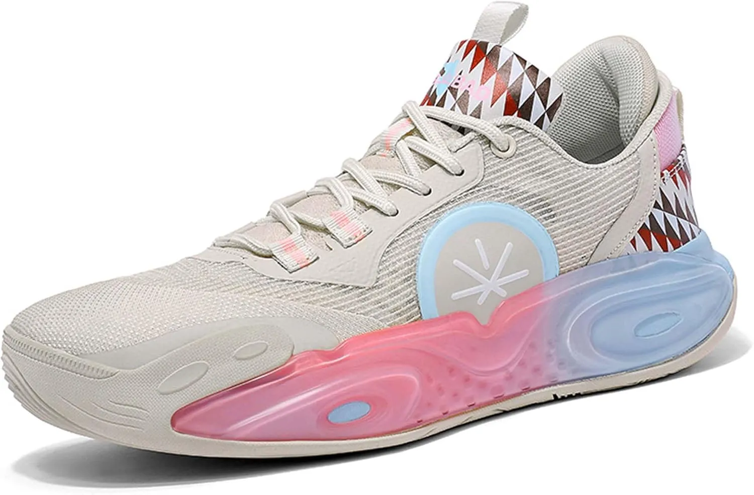 Neutral Basketball Shoes Fashion Sneakers Slip Resistant Breathable Sports Running Shoes Street or Court Sports Basketball Shoes Outdoor Casual Walking Fitness Tennis Training Shoes