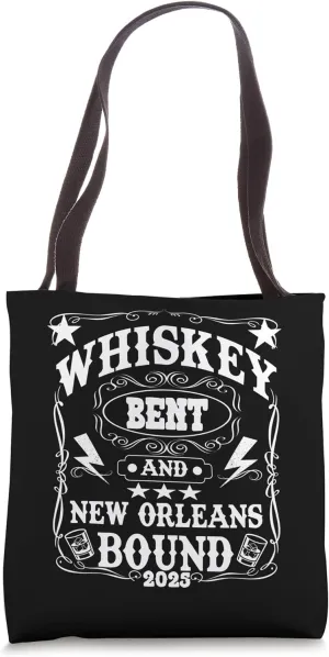 New Orleans Whiskey Bent Matching Group Party Tote Bag