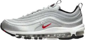 Nike Women's Low-Top Sneakers, Metallic Silver Plain Red White Black, 11