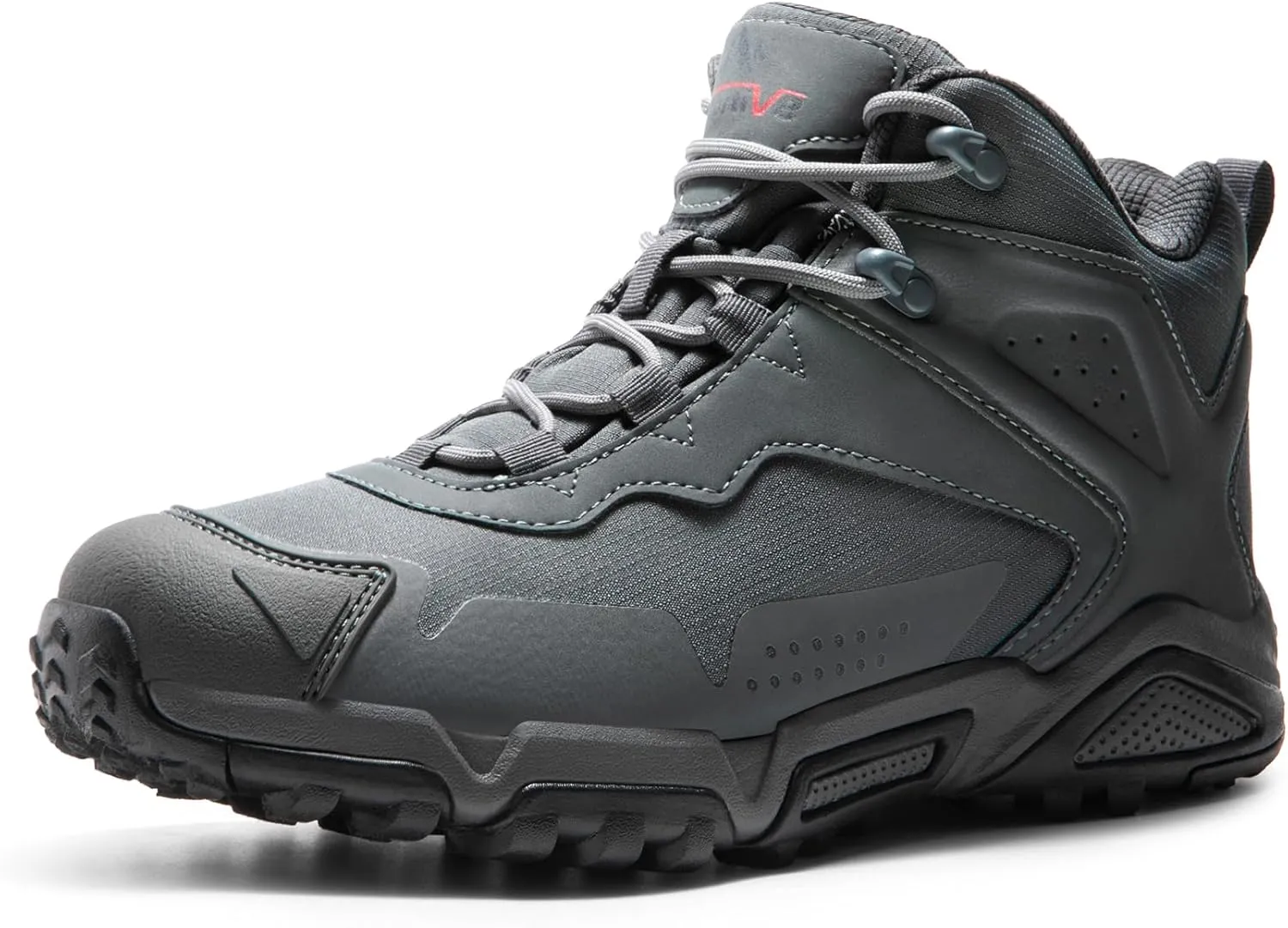 NORTIV 8 Men's Waterproof Hiking Boots Lightweight Mid Ankle Trekking Trails Outdoor Boots