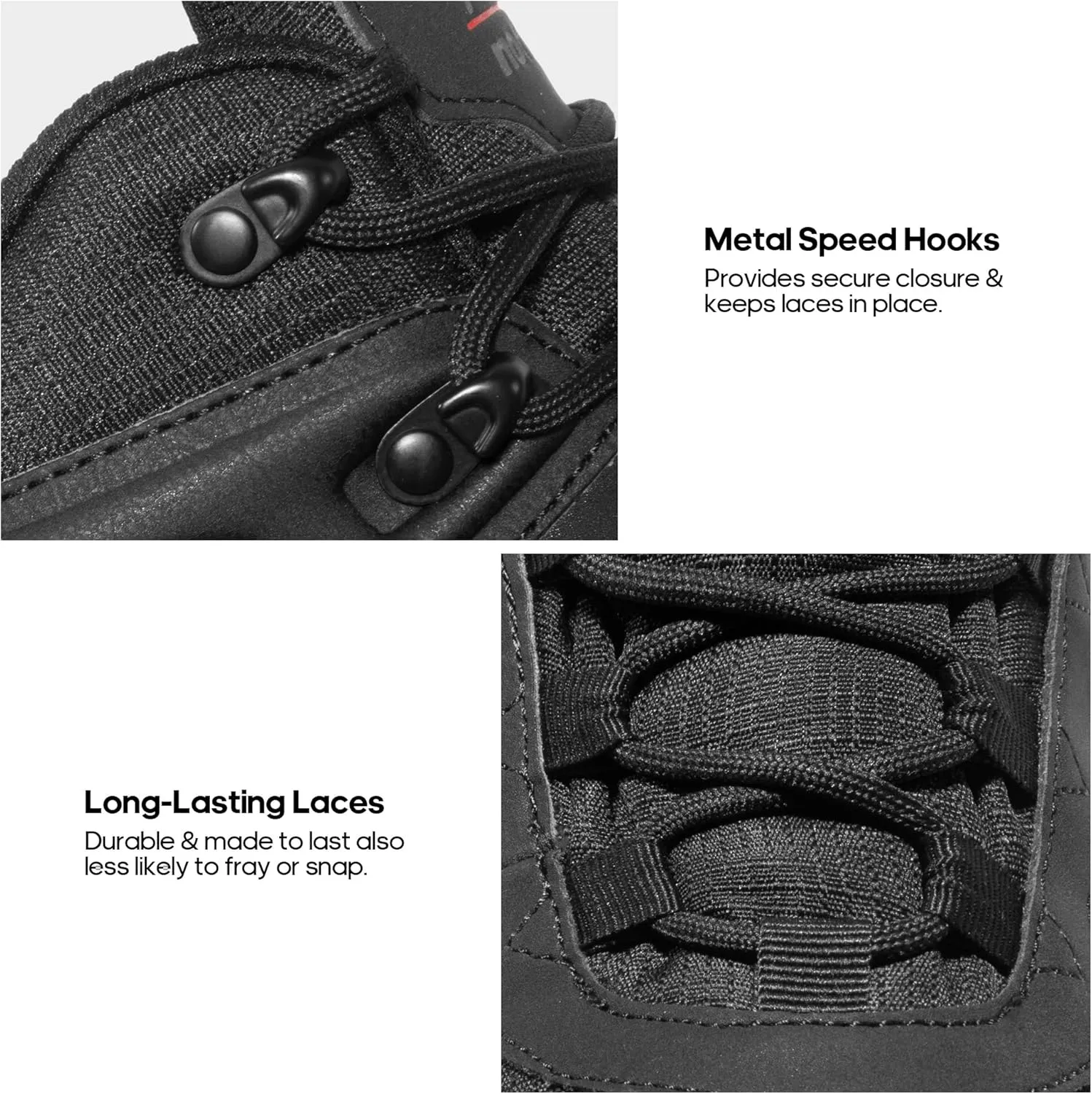 NORTIV 8 Men's Waterproof Hiking Boots Lightweight Mid Ankle Trekking Trails Outdoor Boots