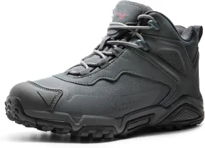 NORTIV 8 Men's Waterproof Hiking Boots Lightweight Mid Ankle Trekking Trails Outdoor Boots