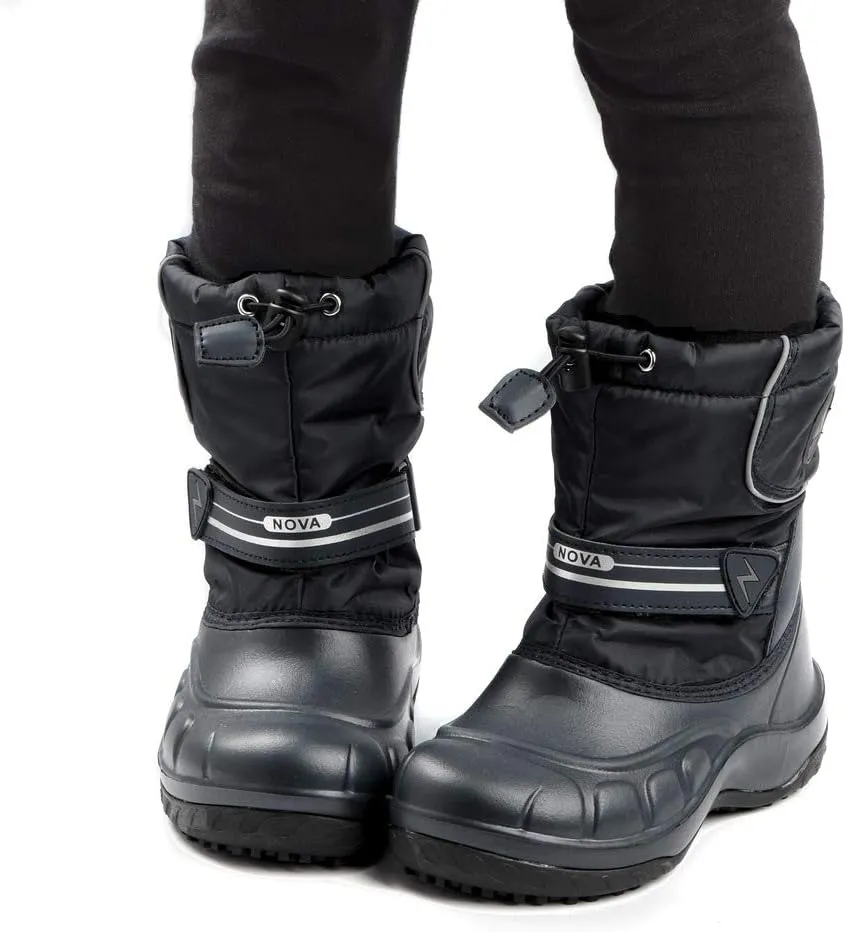 Nova Mountain Boy's and Girl's Waterproof Winter Snow Boots