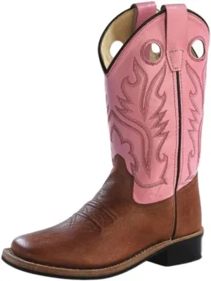Old West Girl's J Toe Western Boot