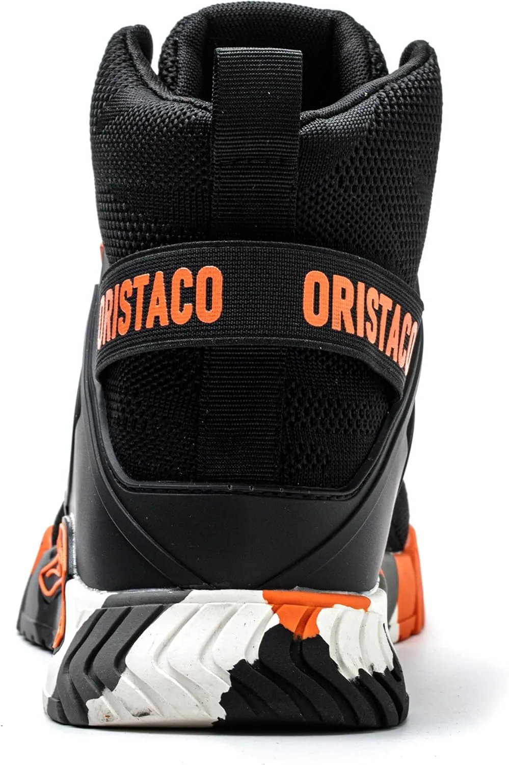 ORISTACO Work Safety Crew Boots Lightweight Breathable Industry Construction Steel Toe Sneakers