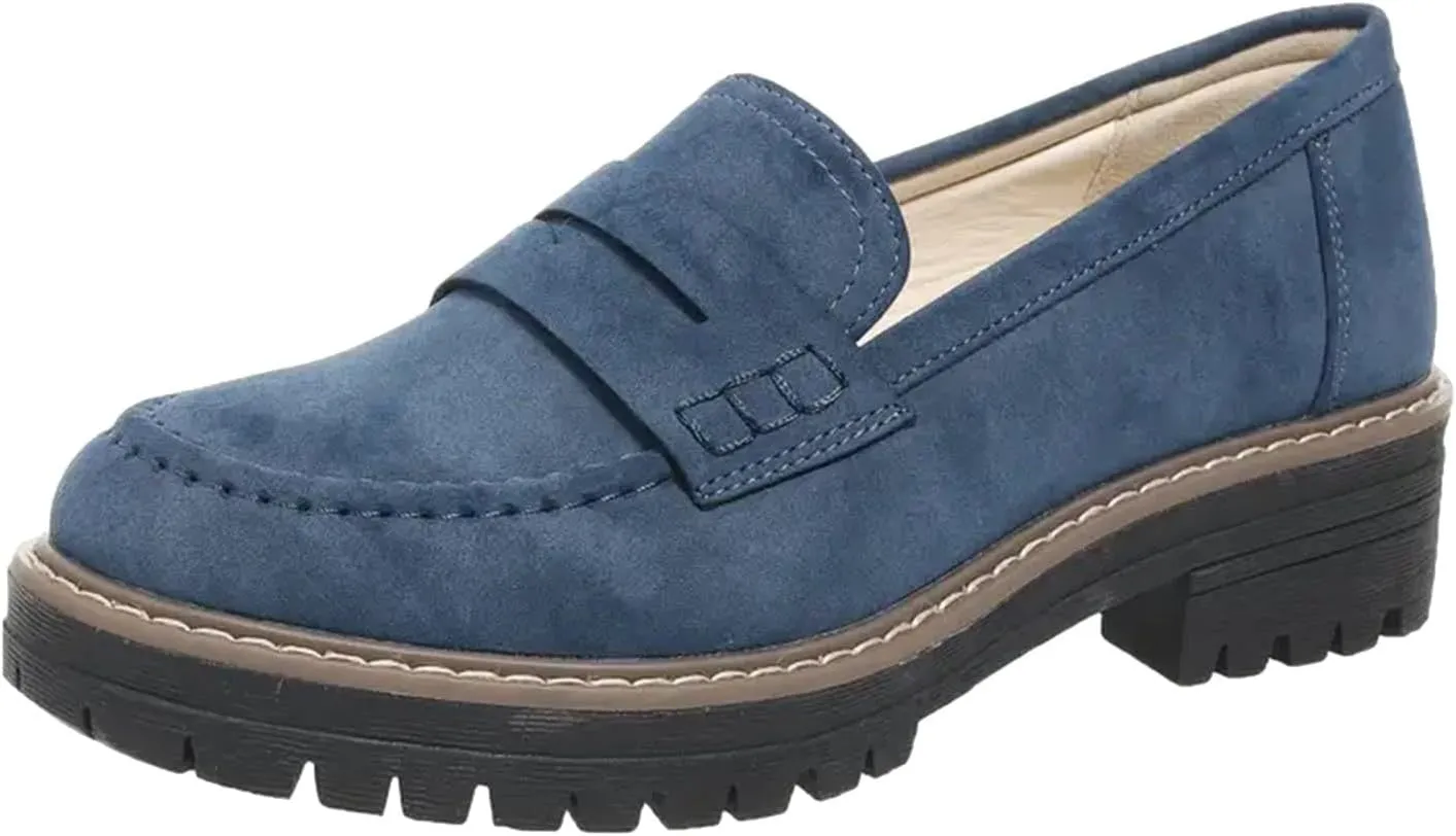 Orthoture-Orthopedic Platform Loafers, Comfort Orthopedic Shoes, Womens Round Toe Walking Shoe, Slip on Shoes