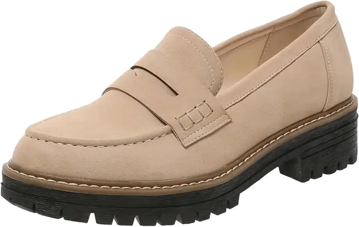 Orthoture-Orthopedic Platform Loafers, Comfort Orthopedic Shoes, Womens Round Toe Walking Shoe, Slip on Shoes