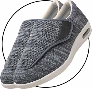 Outdoor Trainers Men Comfortable Loafers Diabetic Shoes for Man Width X-Wide Shoe for Elderly Man Wide Shoes for Man Walking Shoes Adjustable Closure