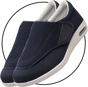 Outdoor Trainers Men Comfortable Loafers Diabetic Shoes for Man Width X-Wide Shoe for Elderly Man Wide Shoes for Man Walking Shoes Adjustable Closure