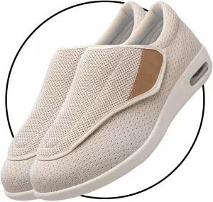 Outdoor Trainers Men Comfortable Loafers Diabetic Shoes for Man Width X-Wide Shoe for Elderly Man Wide Shoes for Man Walking Shoes Adjustable Closure