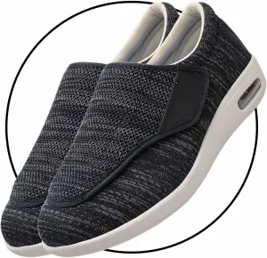 Outdoor Trainers Men Comfortable Loafers Diabetic Shoes for Man Width X-Wide Shoe for Elderly Man Wide Shoes for Man Walking Shoes Adjustable Closure