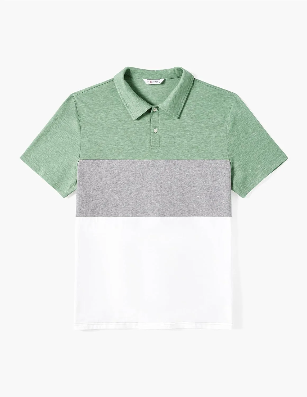 PATPAT Family Matching Outfits Mommy and Me Summer Vacation Dresses & Polo T-Shirts for Beach Trips Everyday Wear