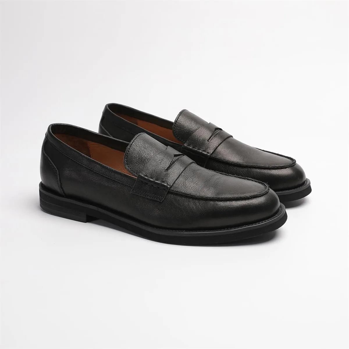Penny Loafers for Men - Genuine Leather Casual Slip On Mens Loafers