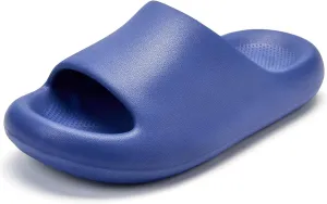 Pillow Slippers for Women and Men, Cloud Slides Shower Sandals House Shoes, Comfy and Cushioned Thick Sole