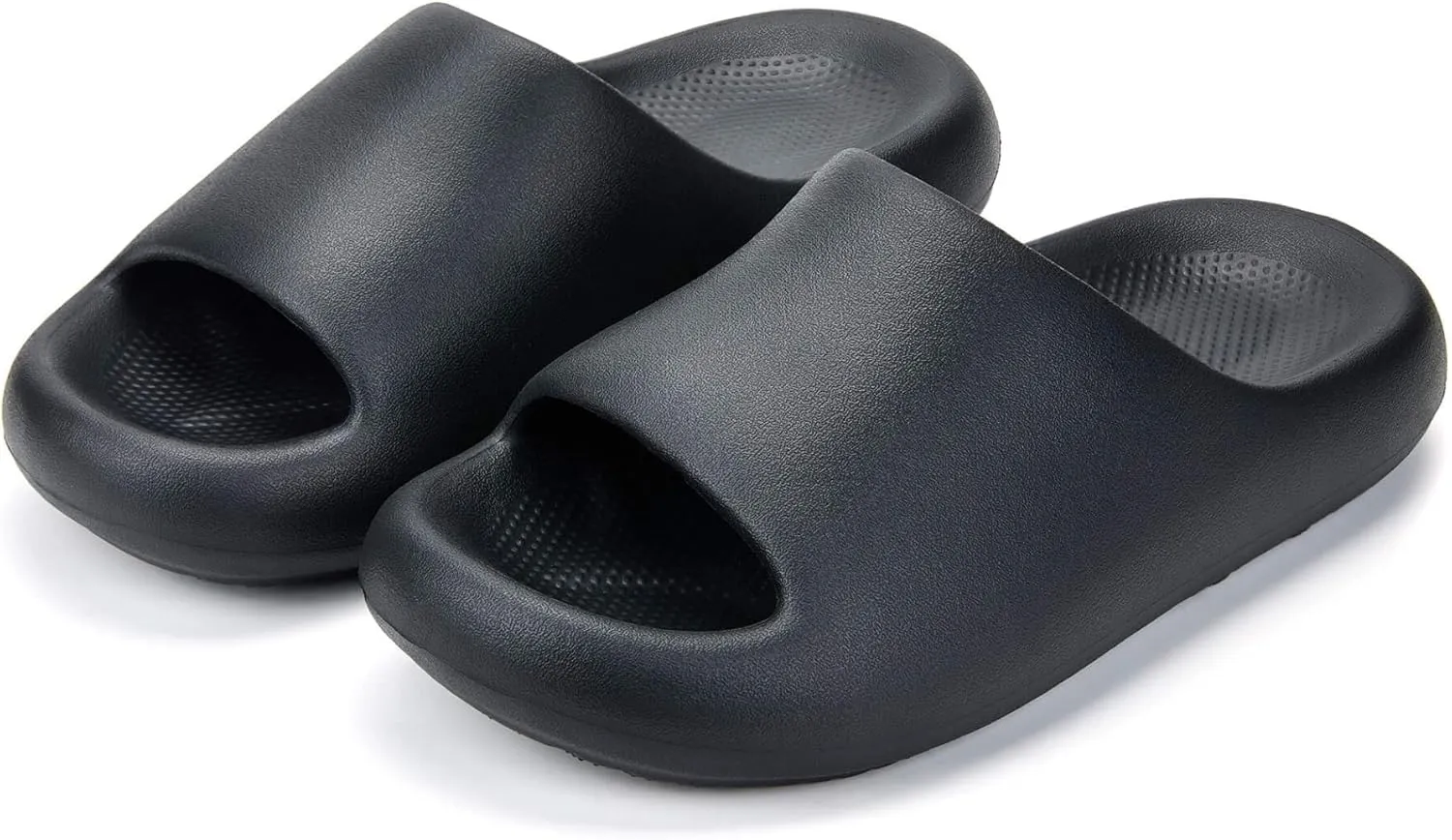Pillow Slippers for Women and Men, Cloud Slides Shower Sandals House Shoes, Comfy and Cushioned Thick Sole