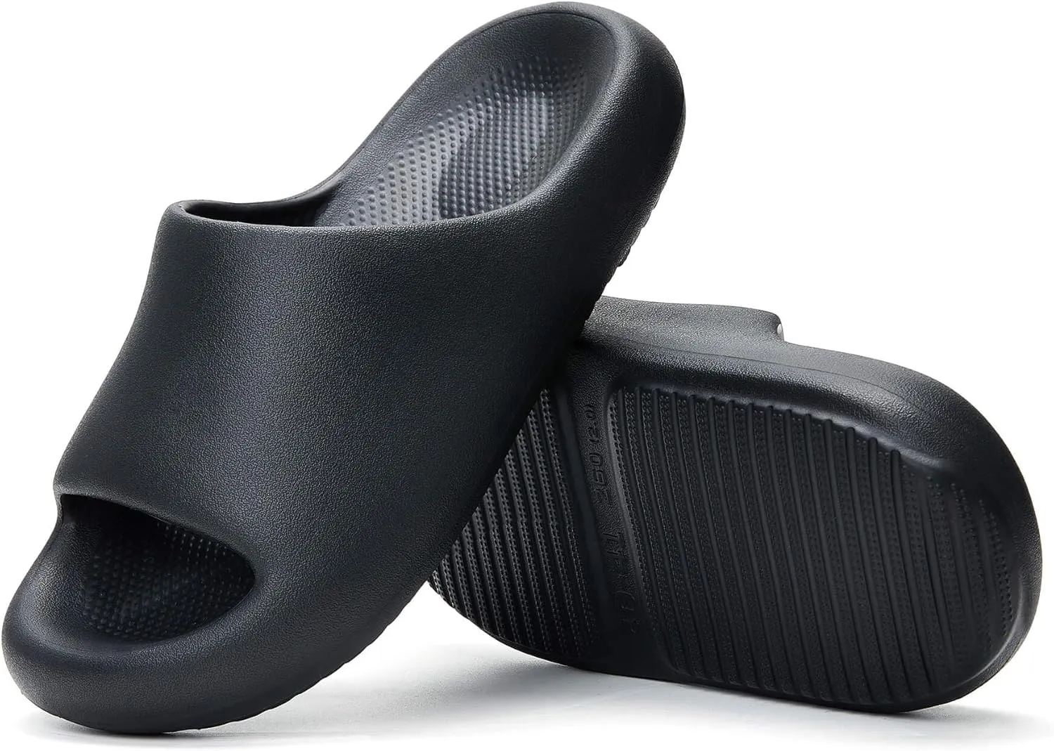 Pillow Slippers for Women and Men, Cloud Slides Shower Sandals House Shoes, Comfy and Cushioned Thick Sole