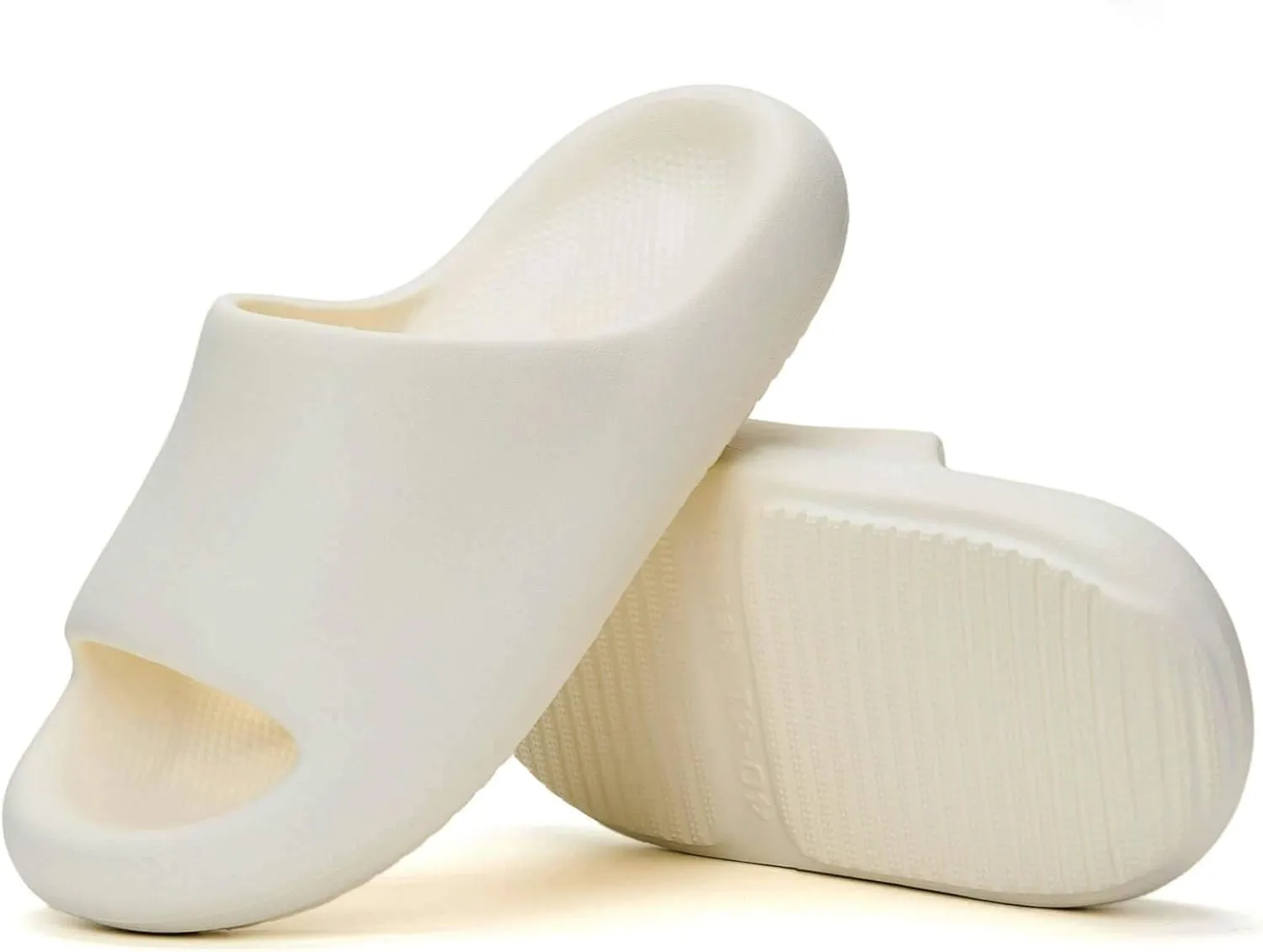 Pillow Slippers for Women and Men, Cloud Slides Shower Sandals House Shoes, Comfy and Cushioned Thick Sole