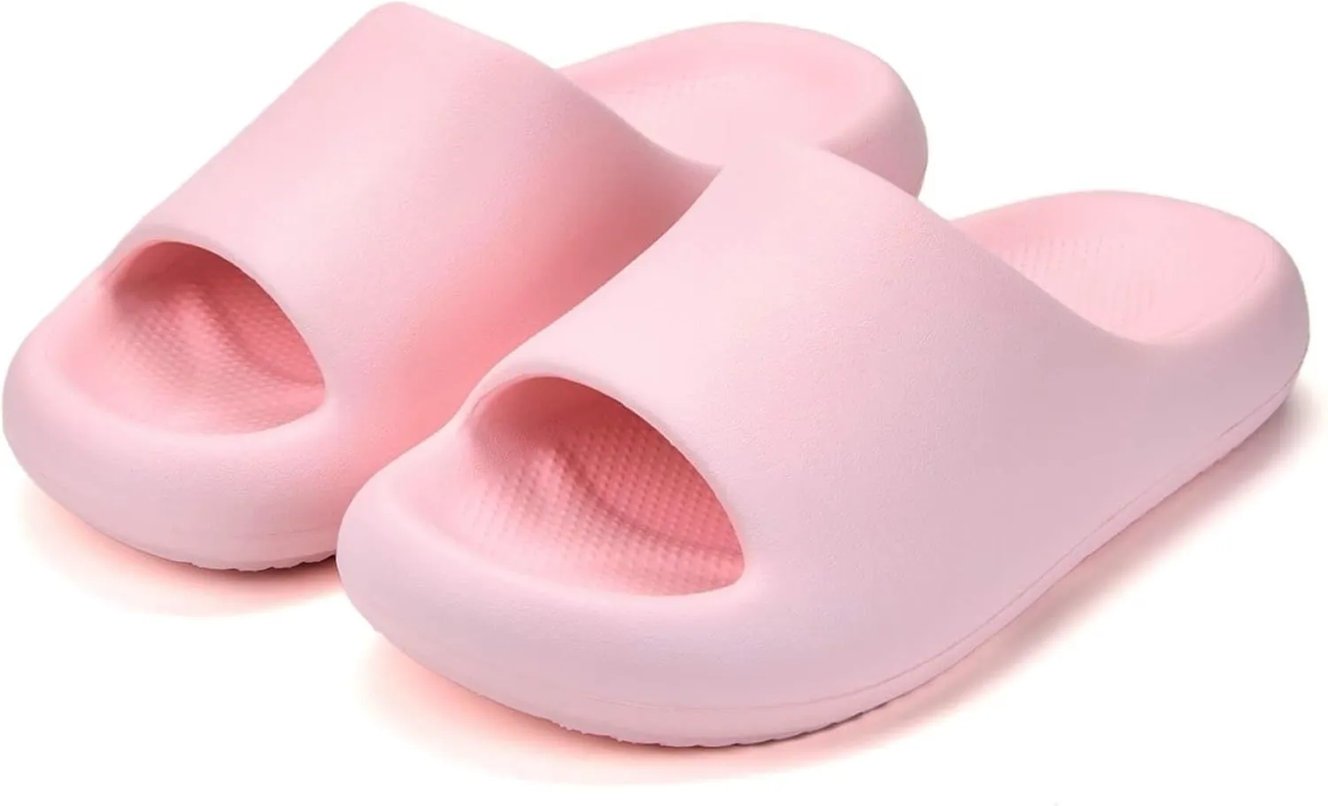 Pillow Slippers for Women and Men, Cloud Slides Shower Sandals House Shoes, Comfy and Cushioned Thick Sole