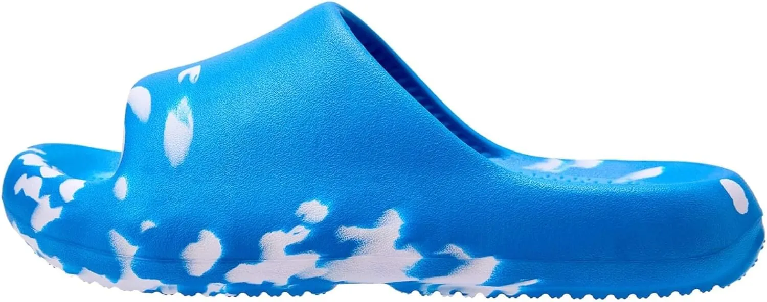 Pillow Slippers for Women and Men, Cloud Slides Shower Sandals House Shoes, Comfy and Cushioned Thick Sole