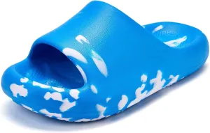 Pillow Slippers for Women and Men, Cloud Slides Shower Sandals House Shoes, Comfy and Cushioned Thick Sole