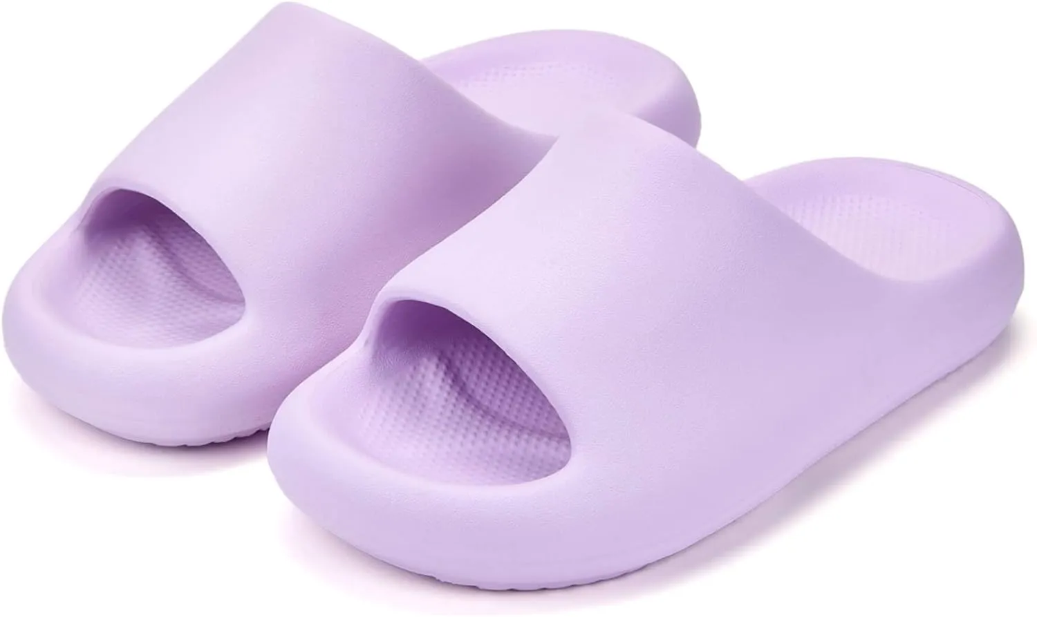 Pillow Slippers for Women and Men, Cloud Slides Shower Sandals House Shoes, Comfy and Cushioned Thick Sole