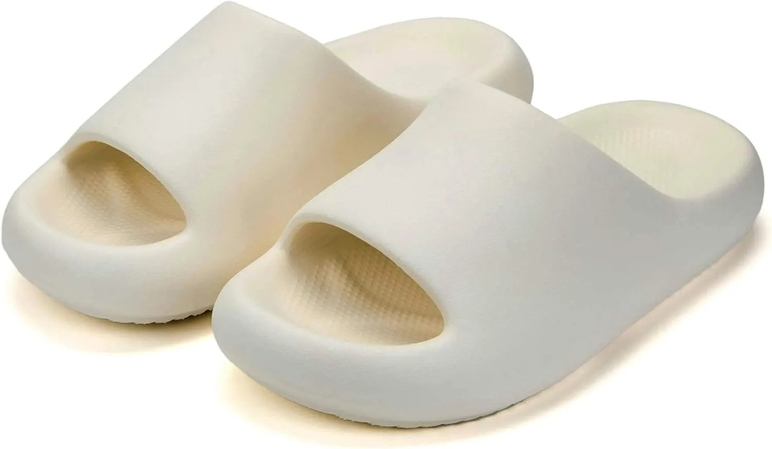 Pillow Slippers for Women and Men, Cloud Slides Shower Sandals House Shoes, Comfy and Cushioned Thick Sole