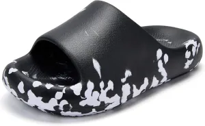 Pillow Slippers for Women and Men, Cloud Slides Shower Sandals House Shoes, Comfy and Cushioned Thick Sole