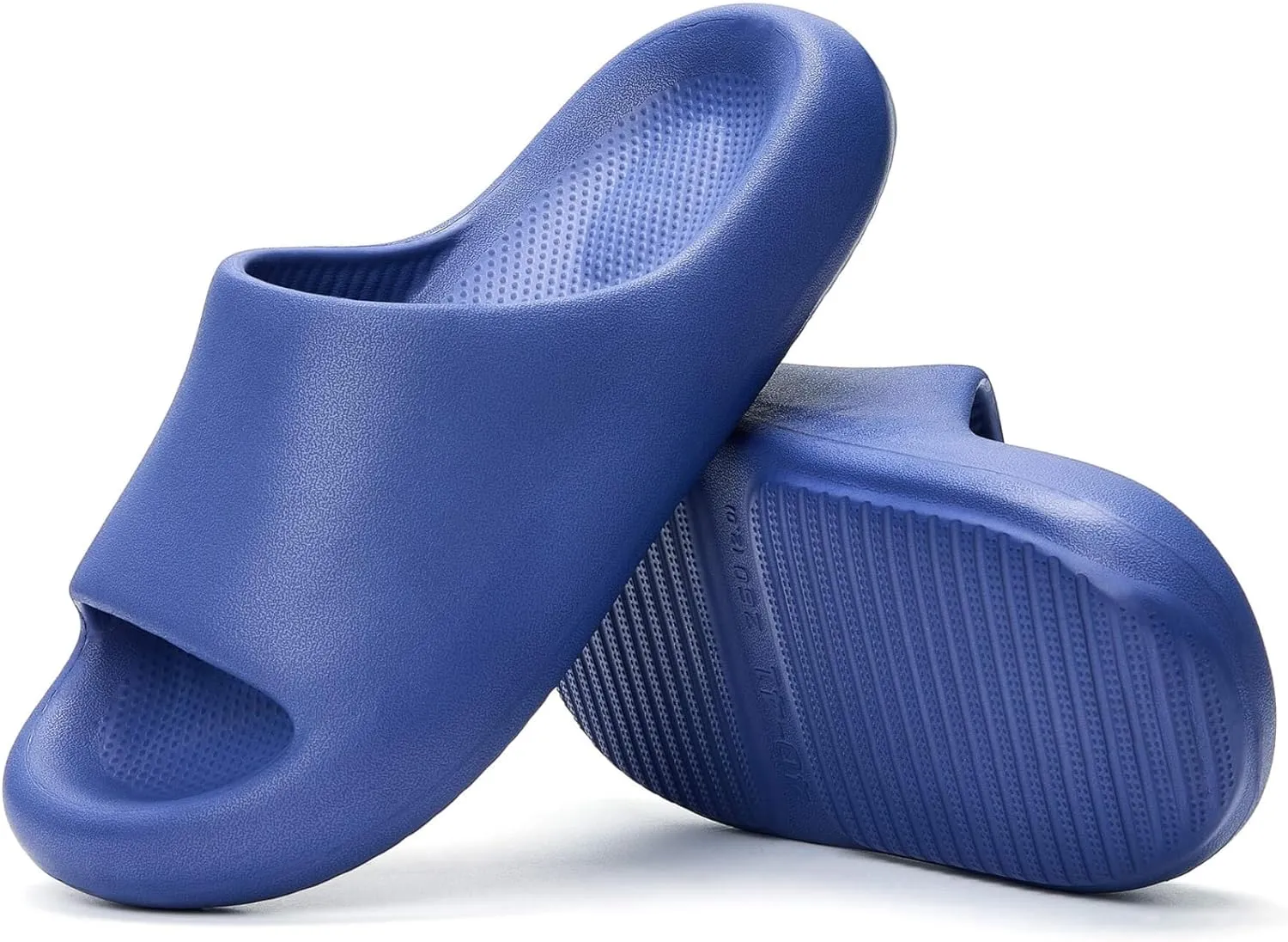 Pillow Slippers for Women and Men, Cloud Slides Shower Sandals House Shoes, Comfy and Cushioned Thick Sole