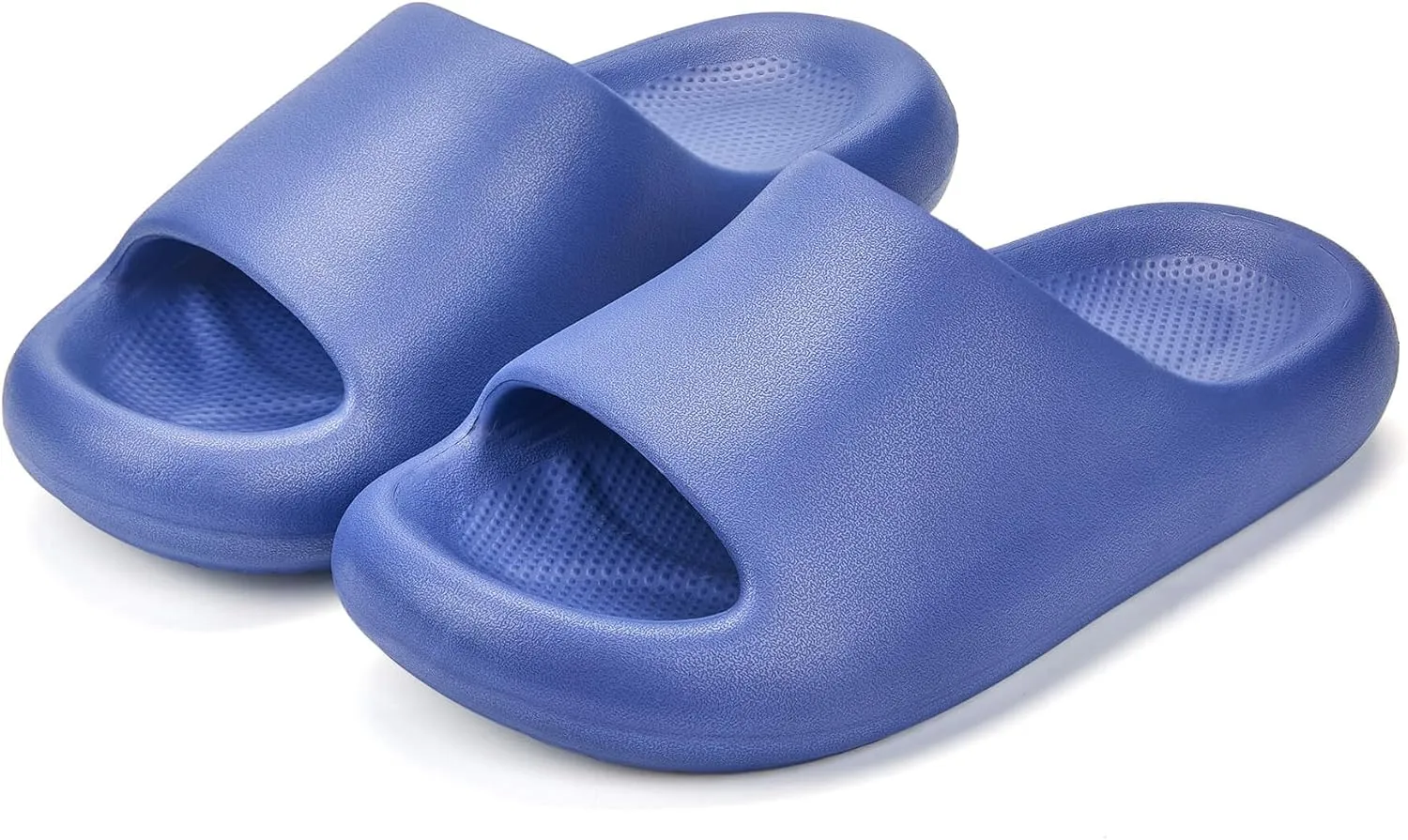 Pillow Slippers for Women and Men, Cloud Slides Shower Sandals House Shoes, Comfy and Cushioned Thick Sole