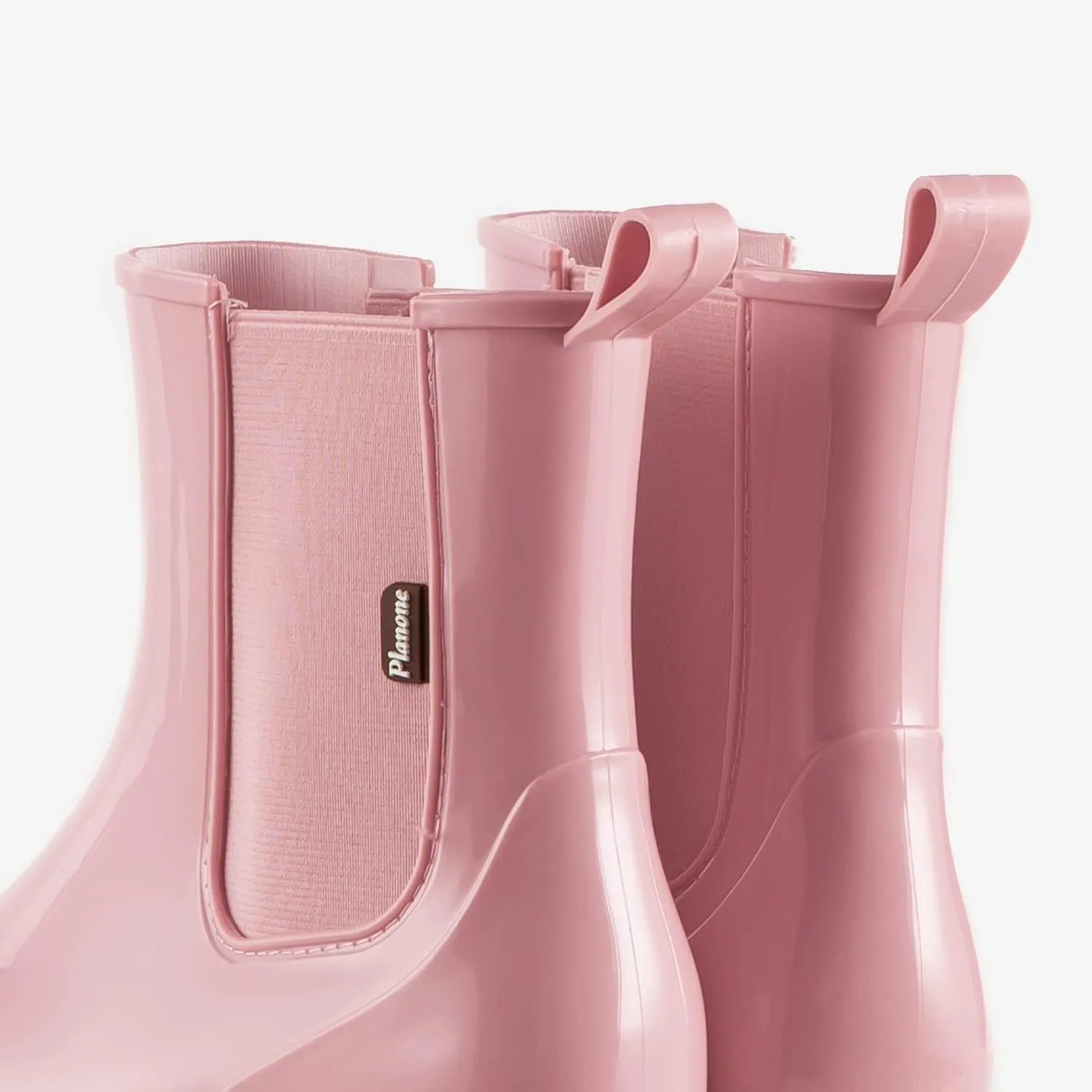 planone Short Rain Boots Women Fashion Waterproof Chelsea Boots for Women Light Outdoor Garden Shoes Ankle Muck Boots for Ladies Non Slip Work Shoes Rubber Boots with Premium Comfort Insole