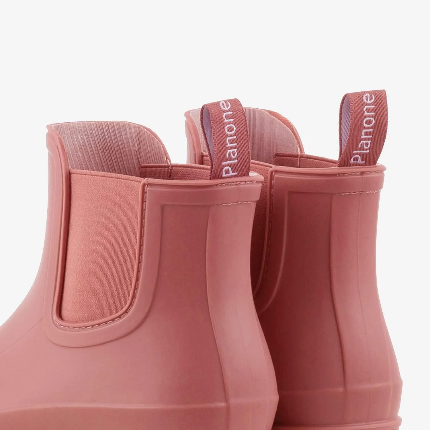 Planone Short Rain Boots Women Wide Width Fashion Waterproof Chelsea Boots for Women Matte Outdoor Garden Shoes Ankle Muck Boots for Ladies Non Slip Work Shoes Rubber Boots with Premium Comfort Insole