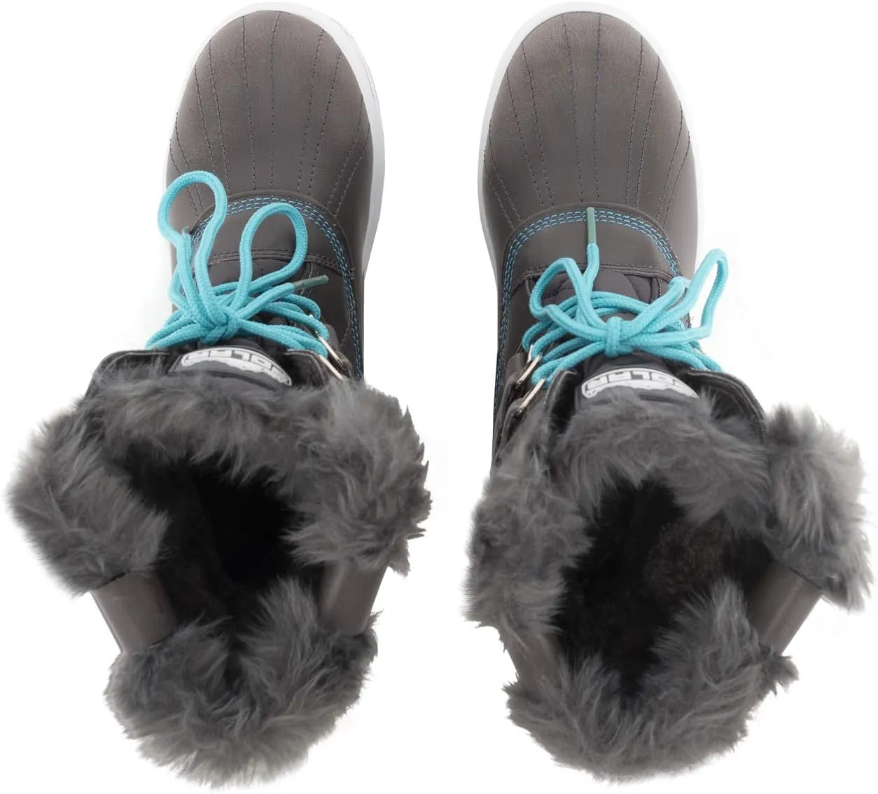 Polar Products Womens Snow Boot Quilted Short Winter Snow Rain Warm Waterproof Boots